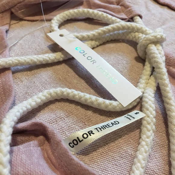 Color Threads Rope Strap Dress in Pink - Picture 3 of 3